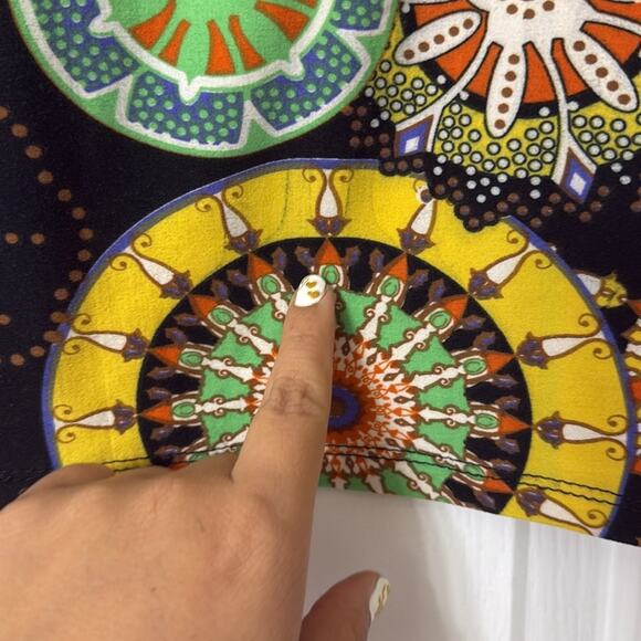 Always black patterned multicolor skirt one size - Picture 5 of 5